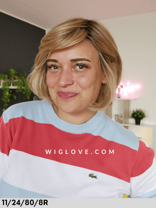 honest rokoko hair company parrucca caschetto fibra sintetica termoresistente piega liscia piastrabile lacefront riga libera monofilamento taglia m dispositivo medico CE