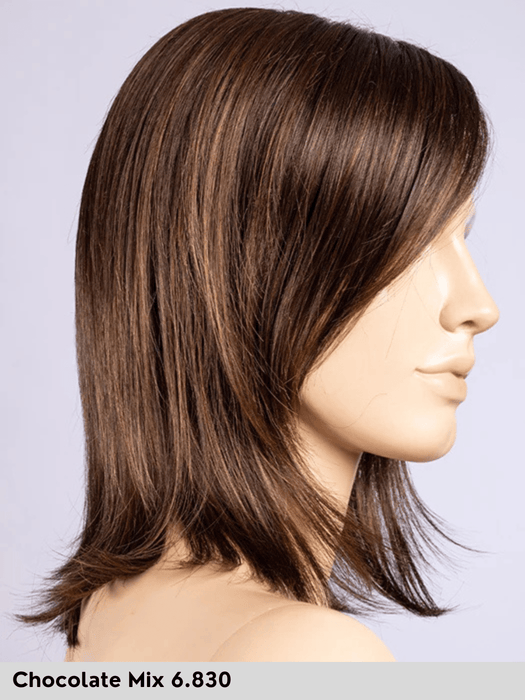 ICONE DELUXE - attaccatura naturale, riga libera, fatta a mano - Wig Love - Parrucca SinteticaChocolate Mix