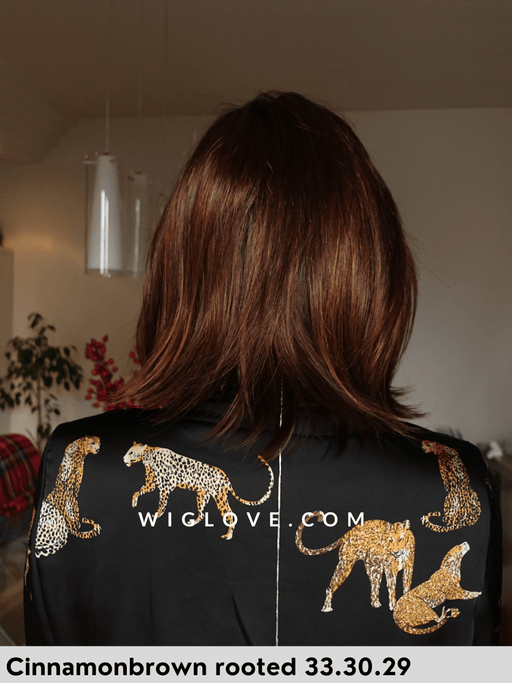 icone deluxe ellen wille parrucca sintetica tradizionale fatta a mano lacefront riga libera parrucca alle spalle scalata frangetta 