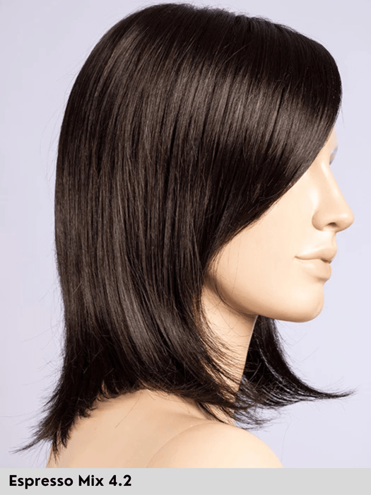 ICONE DELUXE - attaccatura naturale, riga libera, fatta a mano - Wig Love - Parrucca SinteticaEspresso Mix