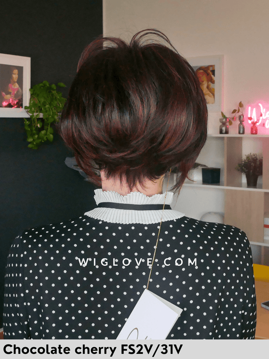 IGNITE - Taglia Media - Pronta Consegna 24/48 ore - Wig Love - Parrucca SinteticaChocolate Cherry