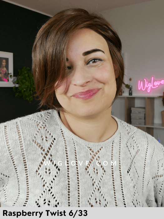 IGNITE - Taglia Media - Pronta Consegna 24/48 ore - Wig Love - Parrucca SinteticaChocolate Cherry