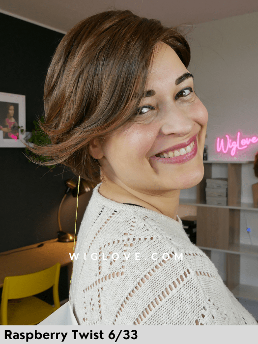 IGNITE - Taglia Media - Pronta Consegna 24/48 ore - Wig Love - Parrucca SinteticaChocolate Cherry