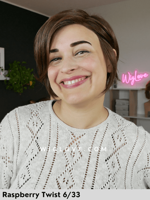 IGNITE - Taglia Media - Pronta Consegna 24/48 ore - Wig Love - Parrucca SinteticaChocolate Cherry