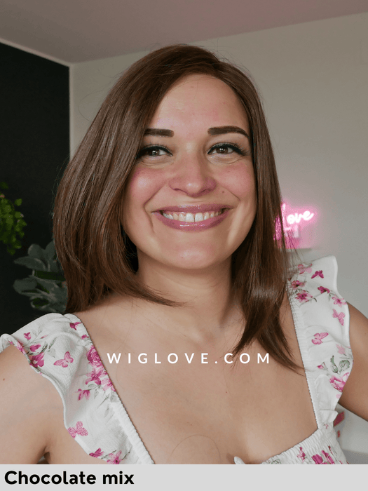 image deluxe ellen wille parrucca lunga capelli misti sintetico termoresistente capello naturale riga libera monofilamento attaccatura naturale fatta a mano