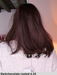 parrucca caschetto castano con frangia liscia e termoresistente. Jacky di Ellen Wille colore dark chocolate rooted 4.33. Syntehtic wig bangs
