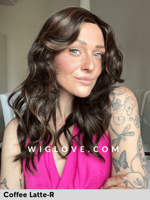 JADEN - Pronta Consegna 24/48 ore - Wig Love - Parrucca SinteticaCoffee Latte R