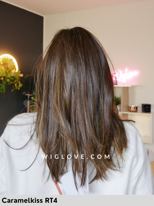 james estetica designs parrucca lunga liscia scalata lacefront riga libera fibra sintetica termoresistente 