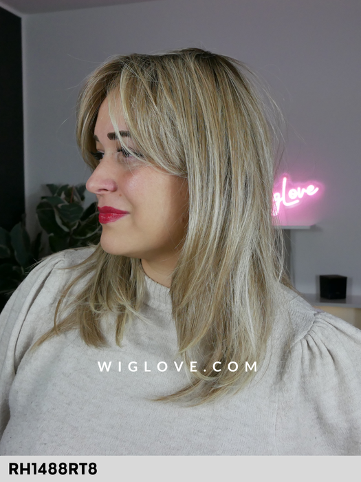 james estetica designs parrucca lunga liscia scalata lacefront riga libera fibra sintetica termoresistente 