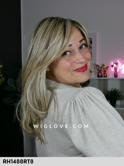 james estetica designs parrucca lunga liscia scalata lacefront riga libera fibra sintetica termoresistente 