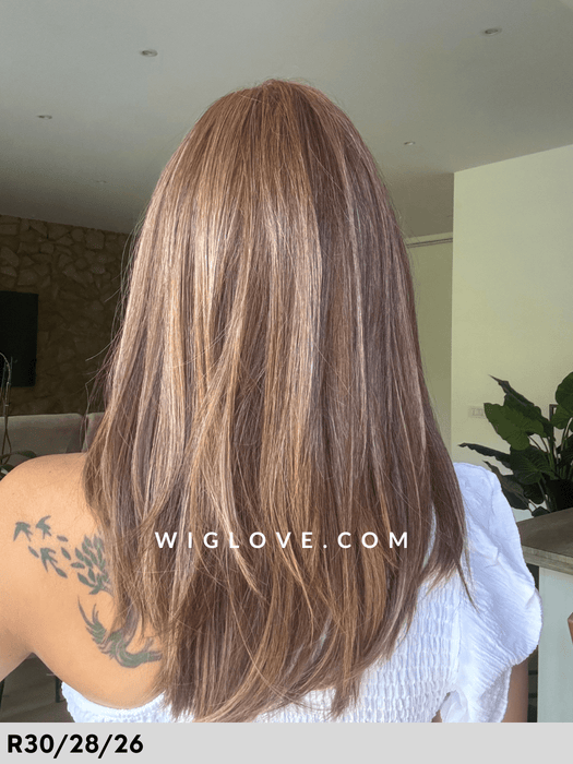 james estetica designs parrucca lunga liscia scalata lacefront riga libera fibra sintetica termoresistente 