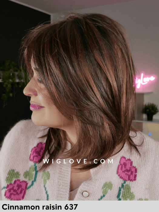 jana gisela mayer parrucca mossa media e scalata in gibra sintetica tradizionale lacefront riga libera vision 3000 dispositivo medico CE