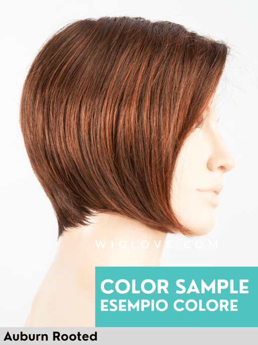 JAVA - attaccatura naturale, monofilamento al vortice - Wig Love - Parrucca SinteticaAuburn Rooted