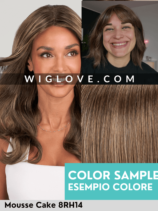 Parrcca Jon Renau, Mousse cake 8RH14, parrucca castano chiaro, wig love