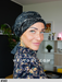 turbante house of christine juvela 3042  dispositivo medico CE autunno-inverno chemioterapia alopecia set con fascia bande lunghe