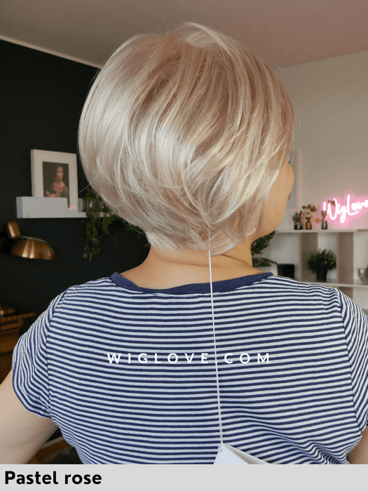 kate lace small gisela mayer parrucca corta in fibra sintetica tradizionale attaccatura naturale riga sinistra  