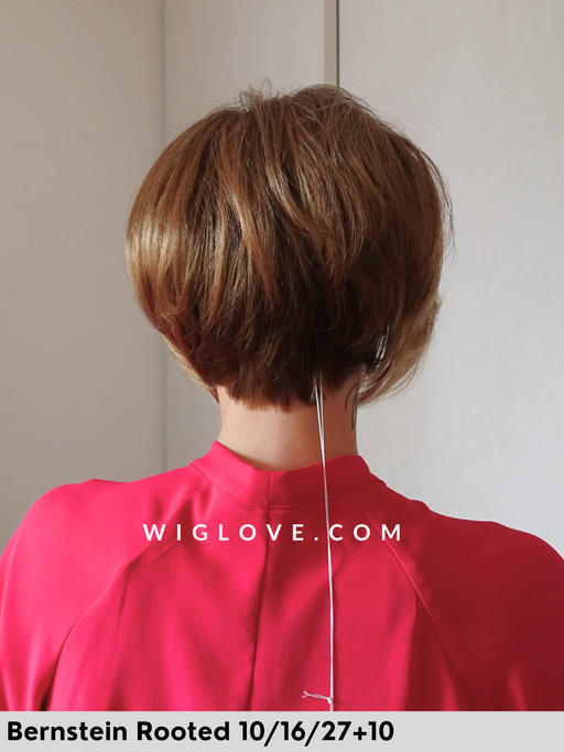 kate soft gisela mayer parrucca carrè sintetico piega liscia lacefront riga libera monofilamento taglia M