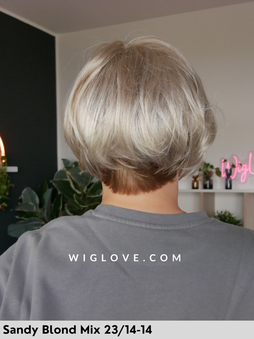 KATE SOFT gisela mayer parrucca caschetto sintetico lacefront monofilamento riga libera attaccatura naturale taglia M dispositivo medico CE