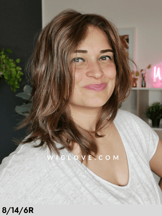 KIRA - attaccatura naturale, riga centrale - Wig Love - Parrucca Sintetica8/14/6R