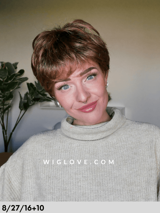 kiss mono deluxe  parrucca sintetica gisela mayer dispositivo medico CE parruccacprta mossa fatta a mano lacefront riga libera antiscivolo 