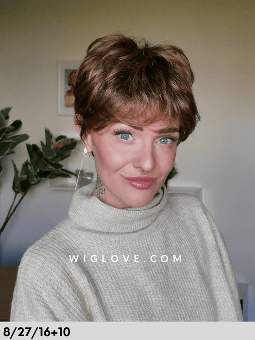 kiss mono deluxe  parrucca sintetica gisela mayer dispositivo medico CE parruccacprta mossa fatta a mano lacefront riga libera antiscivolo 