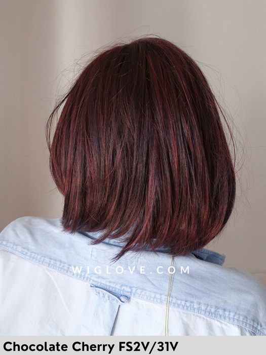 kristen jon renau caschetto sintetico con attaccatura naturale, fatta a macchina, aperta sul retro, taglia M piega liscia