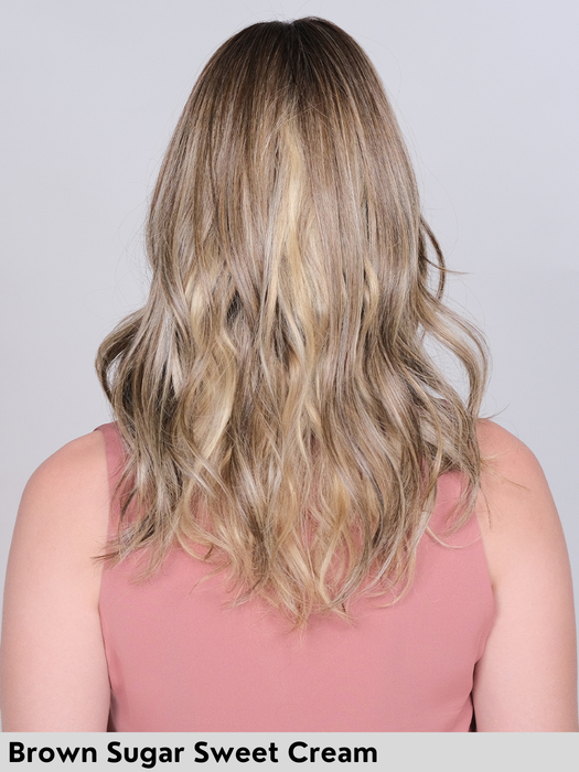 Lace Front Mono Top Peerless 40cm 16" - Wavy Heat-Resistant Topper