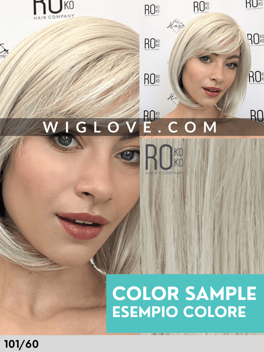 LAVENDER - attaccatura naturale, riga sinistra - Wig Love - Parrucca Sintetica101/60