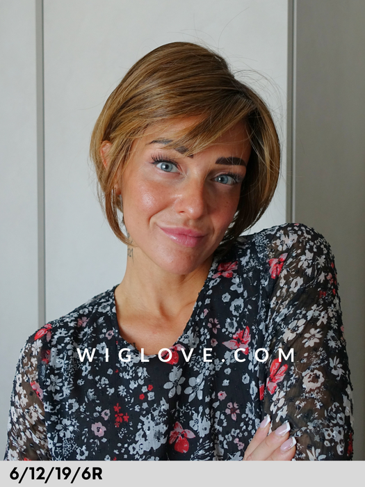 LAVENDER - attaccatura naturale, riga sinistra - Wig Love - Parrucca Sintetica 