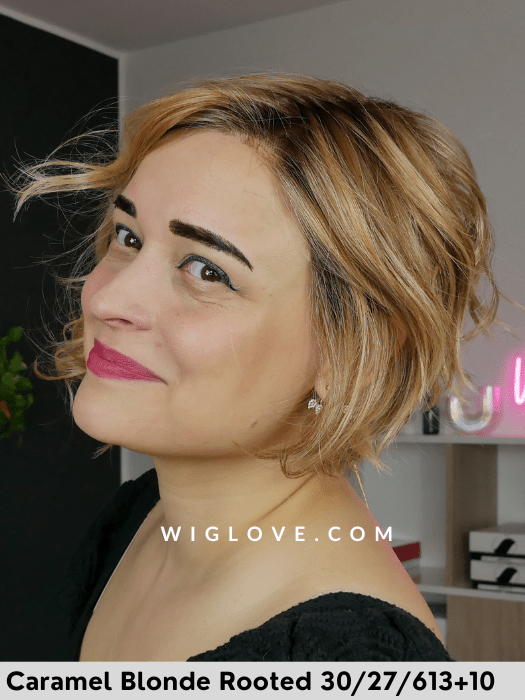 LOS ANGELES - Pronta Consegna 24/48 ore - Wig Love - Parrucca SinteticaDark Brown + Highlights