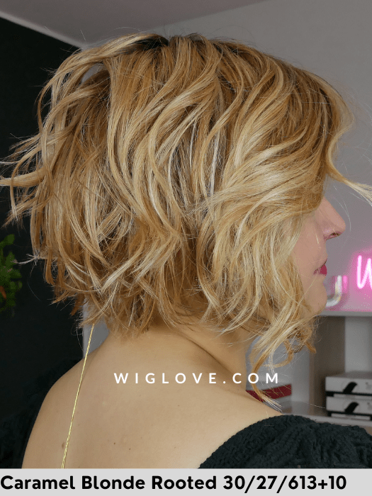 LOS ANGELES - Pronta Consegna 24/48 ore - Wig Love - Parrucca SinteticaDark Brown + Highlights