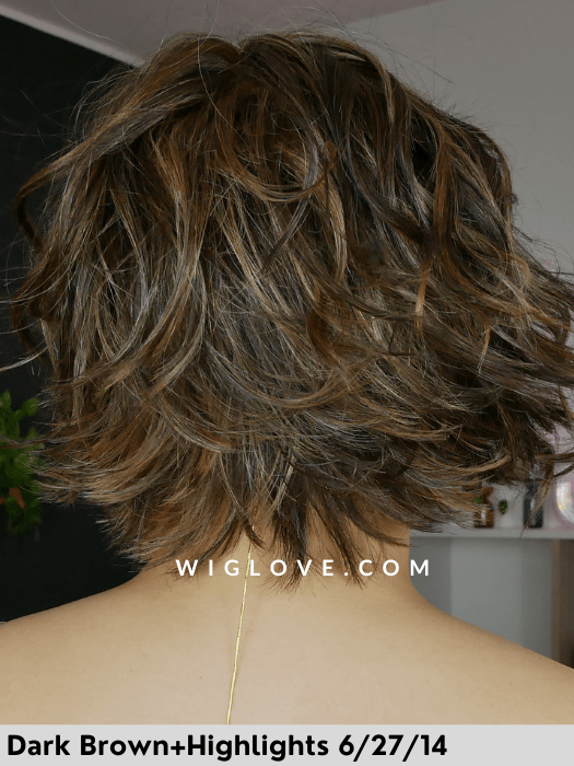 LOS ANGELES - Pronta Consegna 24/48 ore - Wig Love - Parrucca SinteticaDark Brown + Highlights