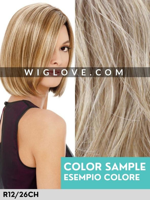 LUMI - riga libera, attaccatura naturale - Wig Love - Parrucca SinteticaR12/26CH