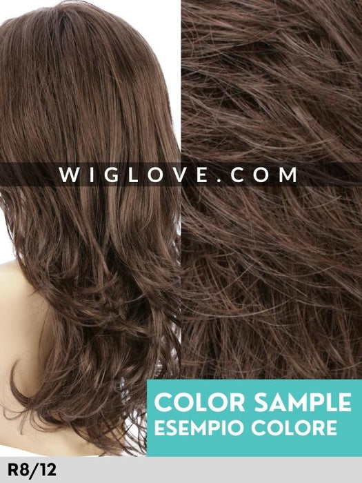 LUMI - riga libera, attaccatura naturale - Wig Love - Parrucca SinteticaR8/12