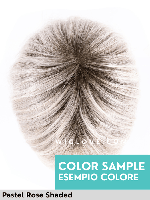 LUNA - attaccatura naturale, monofilamento al vortice - Wig Love - Parrucca SinteticaPastel Rose Shaded