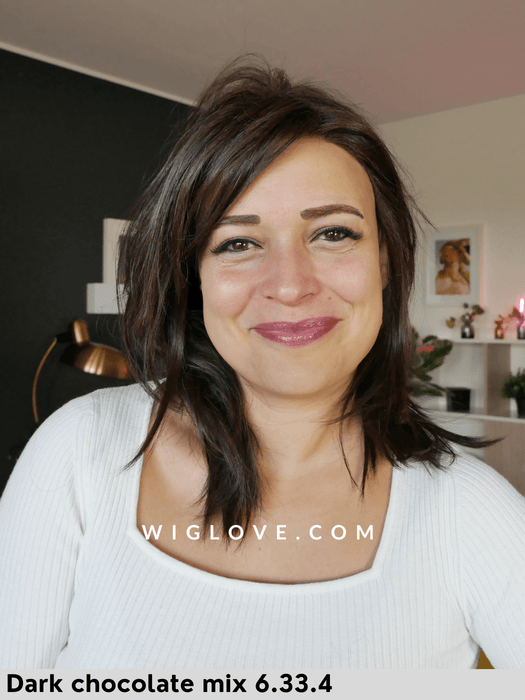 luna parrucca sintetica termoresistente con lacefront attaccatura naturale monofilamento al vortice ellen wille 