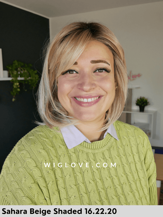 luna parrucca sintetica termoresistente con lacefront attaccatura naturale monofilamento al vortice ellen wille 