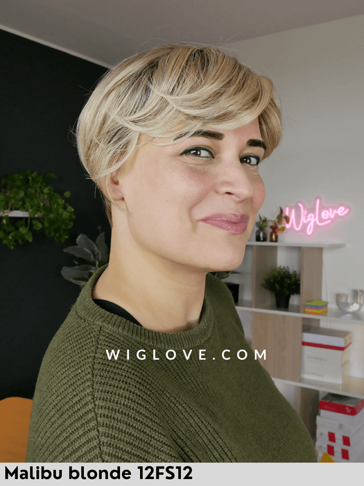 luna wig parrucca jon renau parrucca corta e sintetica lacefront pixie sintetico