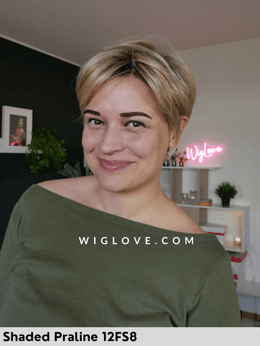 luna wig parrucca jon renau parrucca corta e sintetica lacefront pixie sintetico