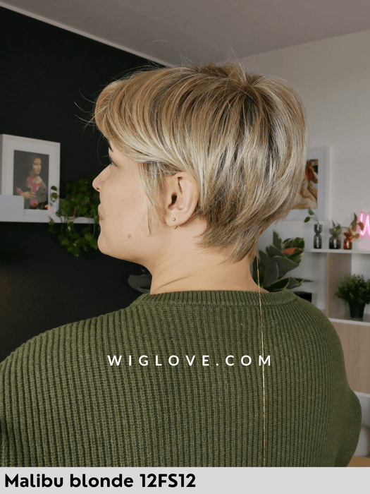 luna wig parrucca jon renau parrucca corta e sintetica lacefront pixie sintetico