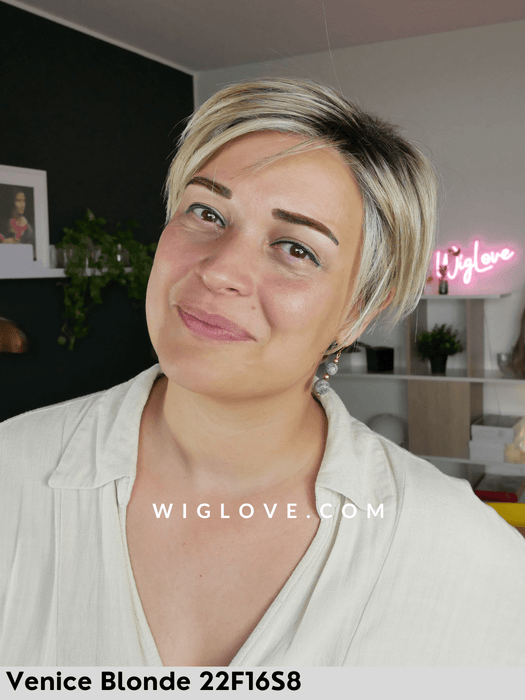 luna wig parrucca jon renau parrucca corta e sintetica lacefront pixie sintetico