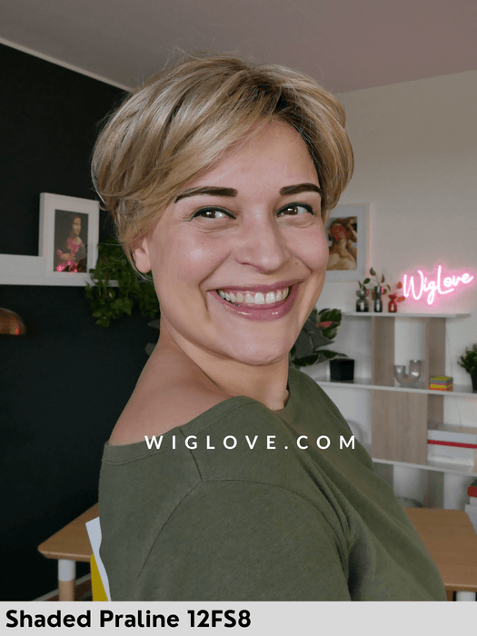 luna wig parrucca jon renau parrucca corta e sintetica lacefront pixie sintetico