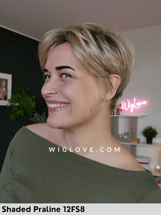 luna wig parrucca jon renau parrucca corta e sintetica lacefront pixie sintetico