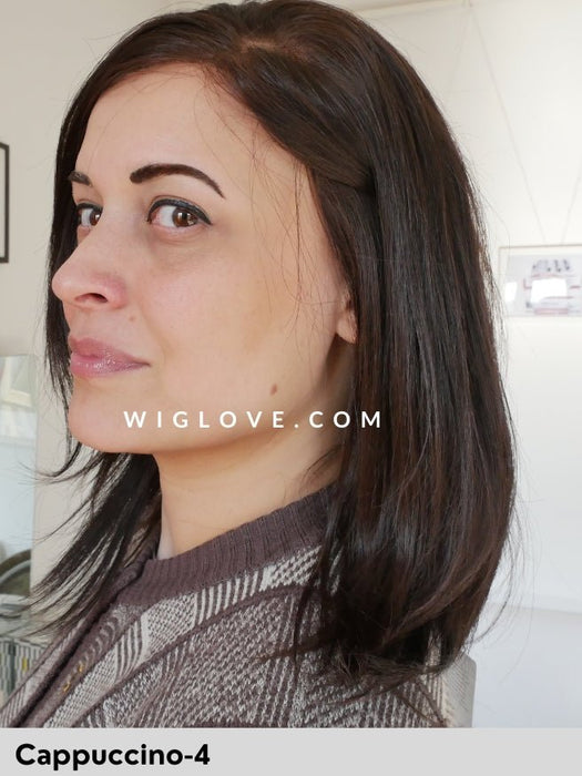 LUXERY LACE D REMY - Capelli Naturali Remy I Pronta Consegna 24/48 ore - Wig Love - Parrucca Capelli VeriCappuccino 4