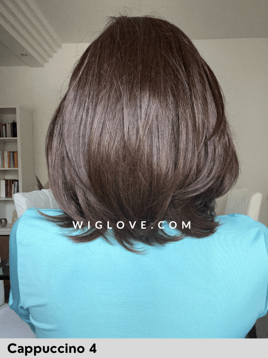 LUXERY LACE K - Capelli Naturali Remy - 100% fatta a mano - Wig Love - Parrucca Capelli VeriChocolate Brown 6