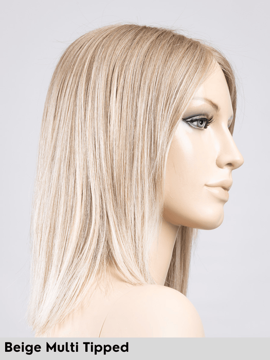 LUZZI MONO PART - riga centrale, attaccatura naturale - Wig Love - Parrucca SinteticaBeige Multi Tipped
