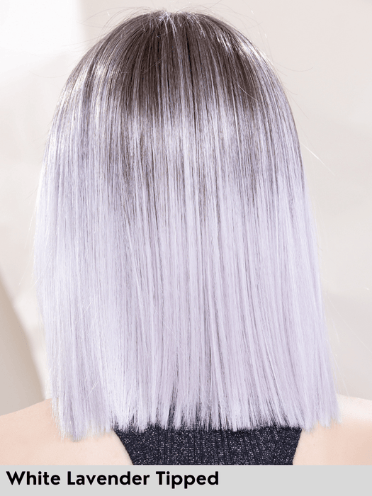 LUZZI MONO PART - riga centrale, attaccatura naturale - Wig Love - Parrucca SinteticaFirestorm Tipped