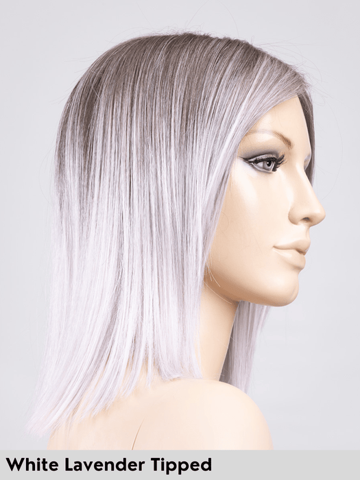 LUZZI MONO PART - riga centrale, attaccatura naturale - Wig Love - Parrucca SinteticaIvory Blonde Tipped