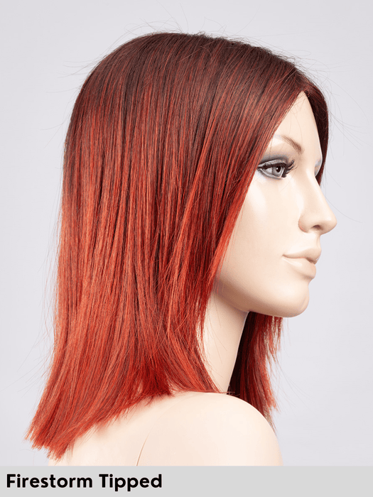 LUZZI MONO PART - riga centrale, attaccatura naturale - Wig Love - Parrucca SinteticaIvory Blonde Tipped