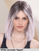 LUZZI MONO PART - riga centrale, attaccatura naturale - Wig Love - Parrucca SinteticaWhite Lavender Tipped